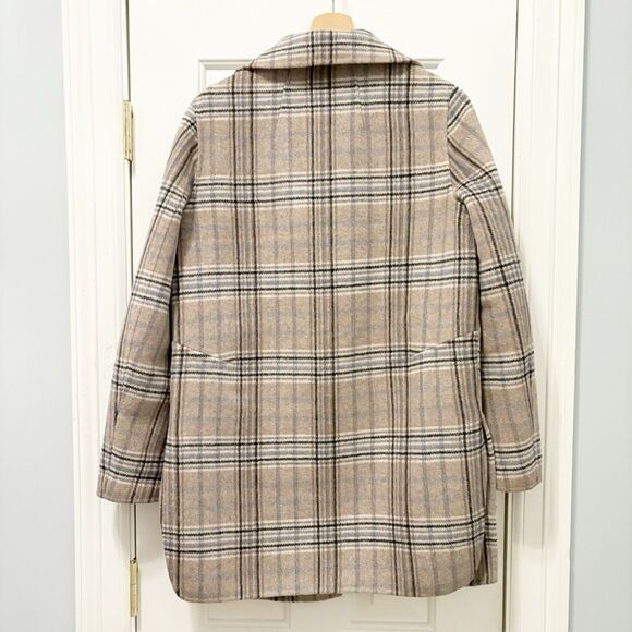 Belle & Bloom Ex-Boyfriend Wool Blend Oversized Jacket Plaid Size S $238.00 - Picture 9 of 13